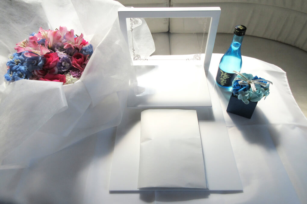 ご遺骨・献花・清め酒